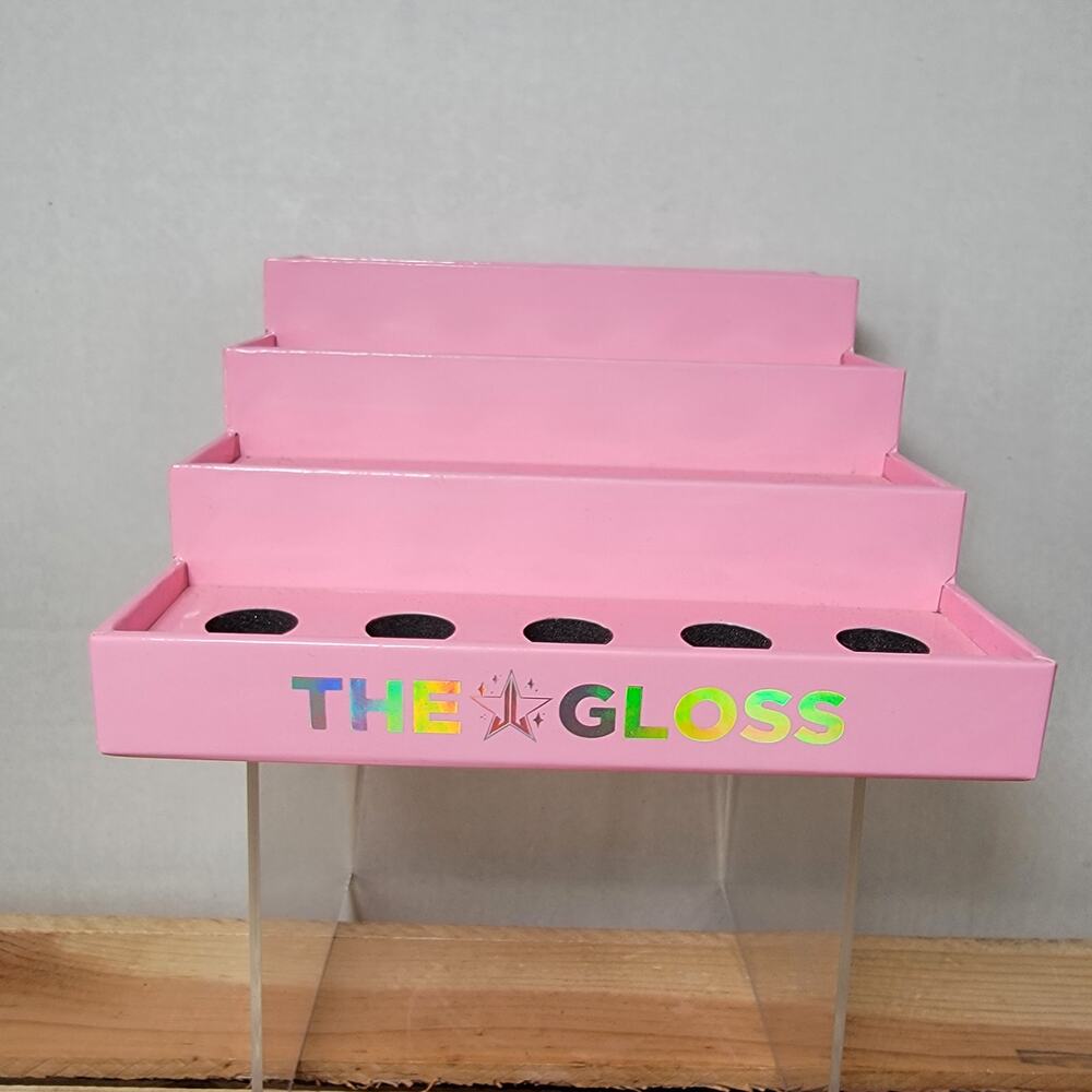 Jeffree Starr Cosmetics Pink Makeup Display Holder: The Gloss - NWOT